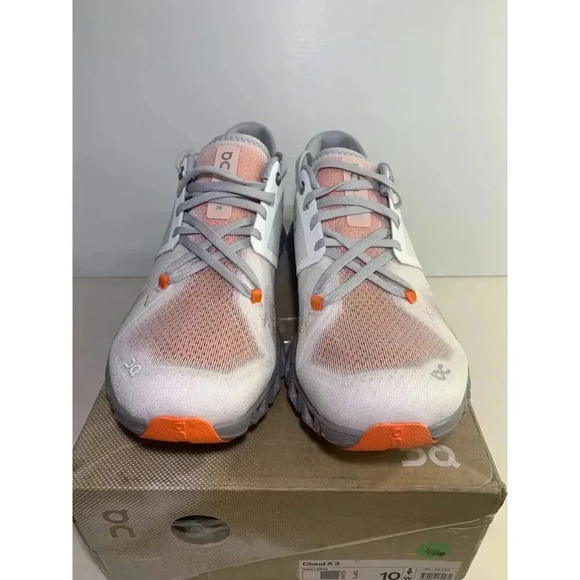 .1680 NEW! On Cloud X 3, Ivory/Alloy, Womens Running Shoes-US 10 Womens - Picture 3 of 6